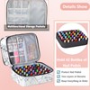 FCQQYWZ FCQQYWZ Nail Polish Organizer Case - Holds 42+ Bottles