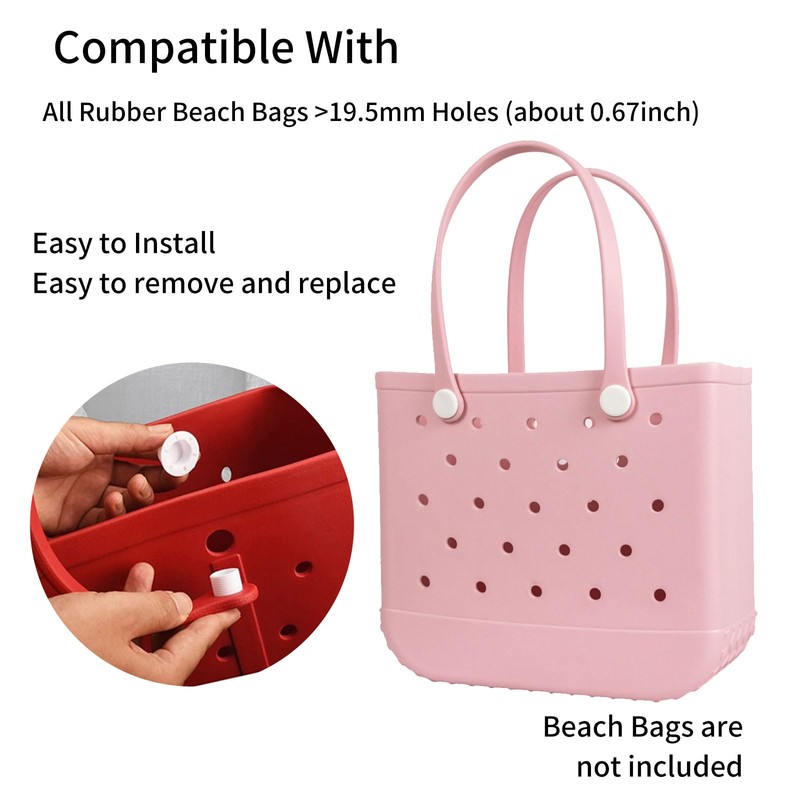 Beach Bag Buttons Replacement, Simply Southern Bag Accessories, Beach Bag