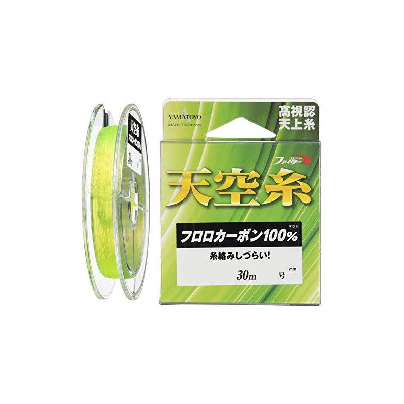 YAMATOYO, Fluorocarbon Line, Fluoro Sky Thread, 18.8 ft (30 m),
