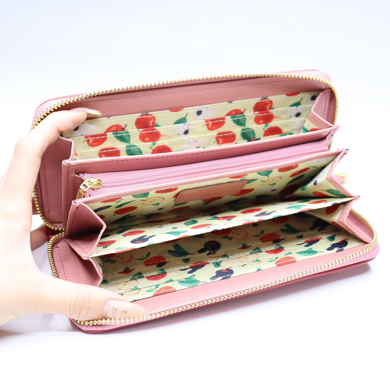 Lisa and Gaspard Women's Long Wallet, Zip Around Zipper, Popular,