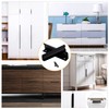 Mnixy Hidden Cabinet Handles 4 Pieces Furniture Handles Aluminium Profile