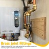 4 pieces brass angle 90°, DN20 pipe angle bend, brass,