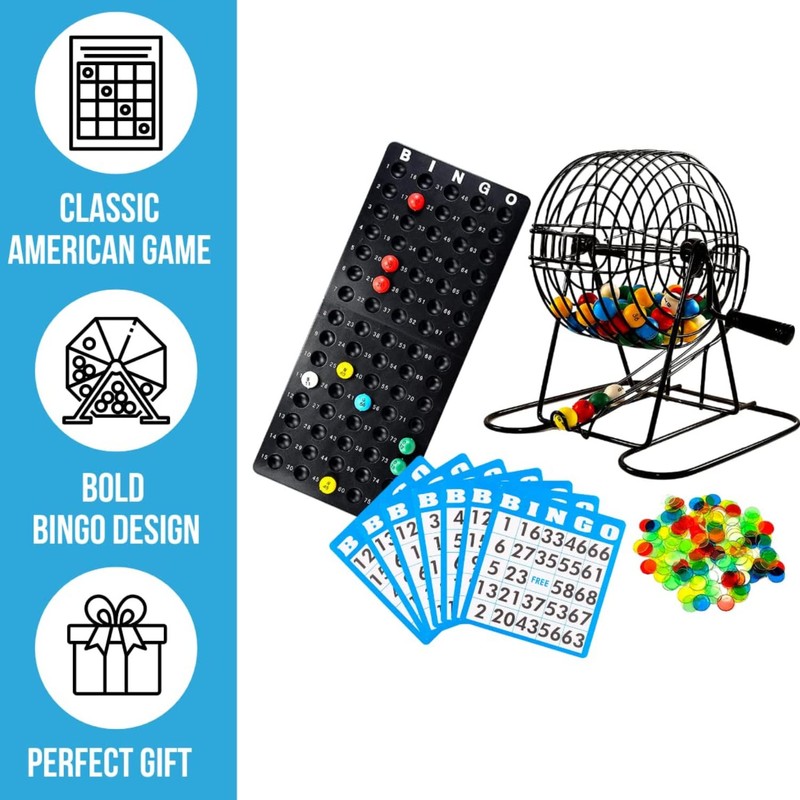 Regal Bingo Deluxe Game Set for Adults and Kids -