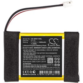 Harovi Battery for S*Ony SRS-X11,fits P/N:ST-02 (1000mAh/7.40Wh)