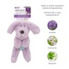 AROMADOG Rosewood Calm Fleece Flattie Dog Toy, with Calming Lavender