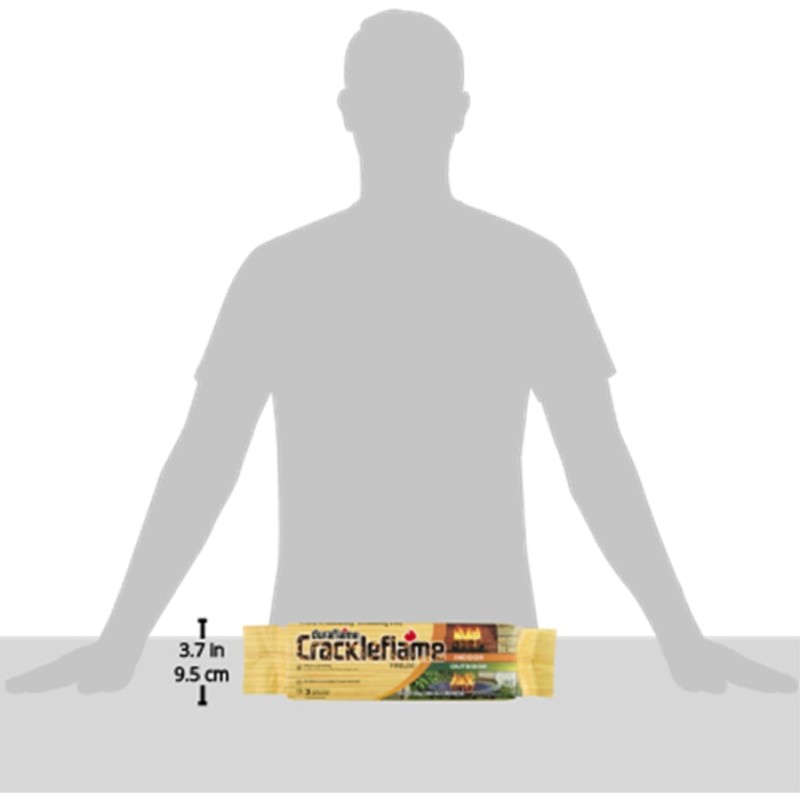 Duraflame Crackleflame Firelogs – Cozy Crackling Fireplace Logs, Fast Lighting