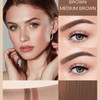 Holzsammlung Eyebrow Stamp Stencil, 2 Colours in 1 Eyebrow Powder