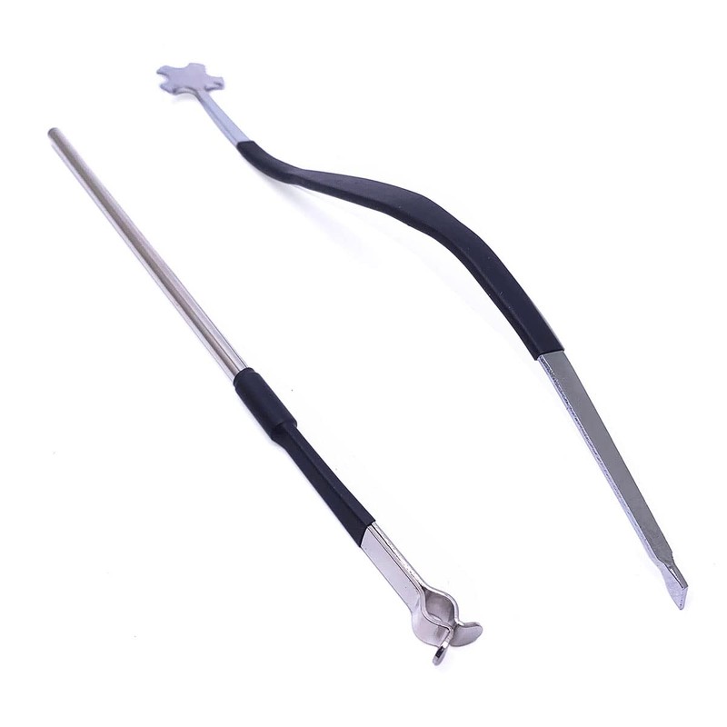 TUOREN Silver Violin Sound Post Tool Set Include S Style