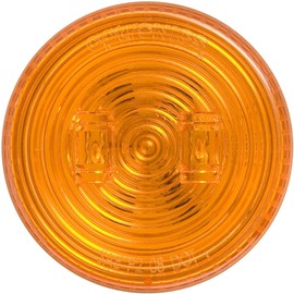 Optronics 10 Pack 2 1/2" Round Amber 2 Diode LED Marker Clearance Lights MCL527AB