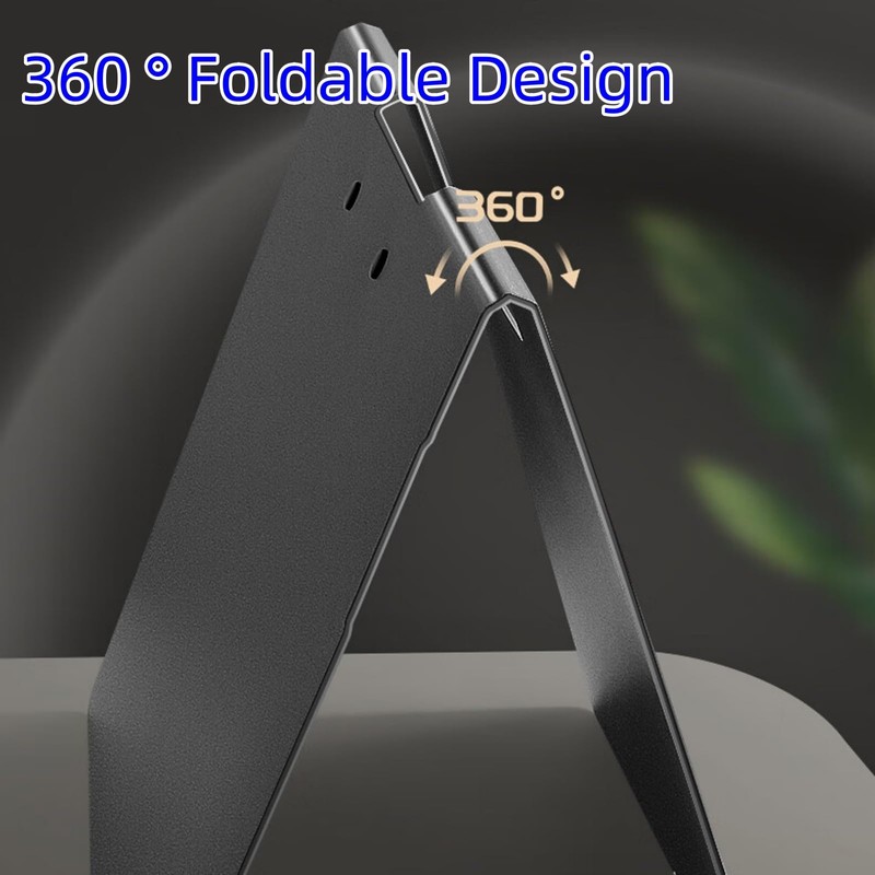 A4 Clipboard with Cover, Foldable Clipboard File Document Organiser Business,