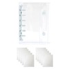 Barsado Sticker Book Binder, Transparent A7 【Includes 10 Refills】 Base