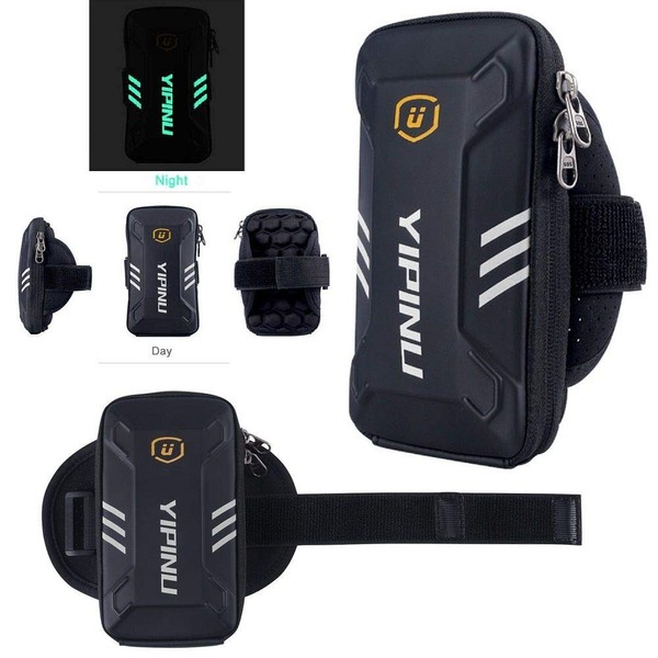 DFV mobile - Waterproof Reflective Armband Case with 2 Compartments