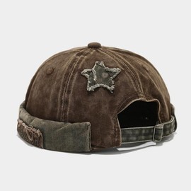 Fashionable Skull Hat for Various Head Size Spring Autumn Sunproof Hat for Casual Travel Street Wear Hiphop Dance - Color: COFFEE