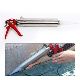DNYSYSJ Stainless Steel Caulk Gun,Building Hand Caulking Guns Brick Mortar Sprayer Applicator Tool for Caulking/Filling/Sealing