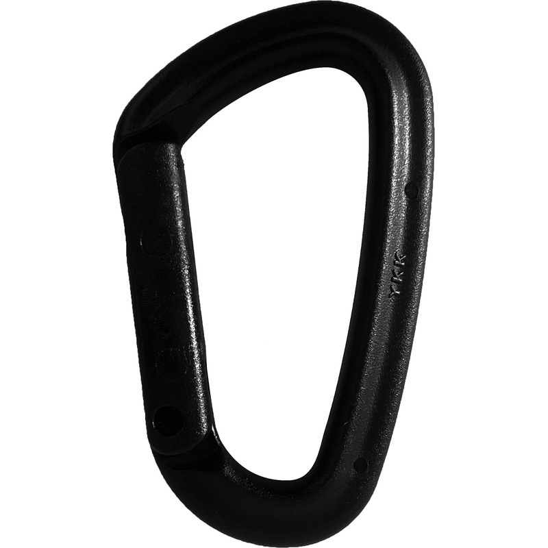 YKK Carabiner Small Mini Compact Key Holder, Plastic, Lightweight, Rust