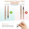 LOPHE Eyebrow Pen with 4 Fork Tip, Long-lasting Waterproof Eyebrow