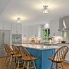 FRIDEKO HOME FRIDEKO HOME Mini Crystal Ceiling Lamp Chrome, Modern