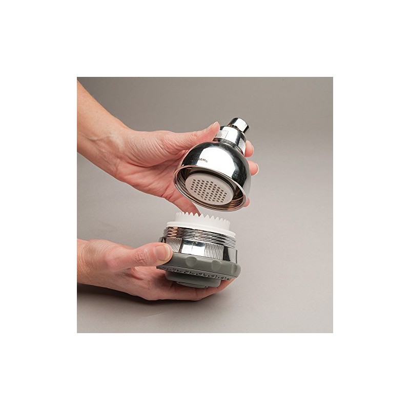 Culligan WSH-C125 Wall-Mounted Filtered Showerhead with Massage, 10,000 Gallon, Chrome,