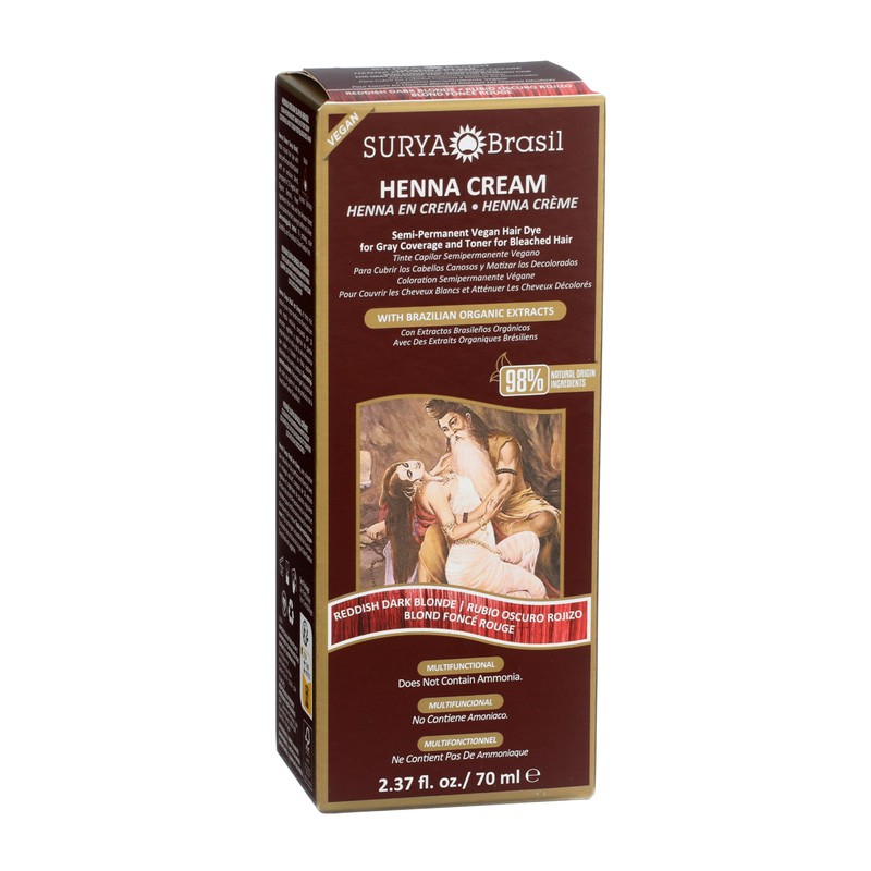 Surya Brasil - Reddish Dark Blonde Semi Permanent Henna Cream