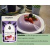 Gelatina Vegana con Agar Agar Coco y Taro
