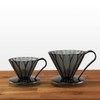 Sanyo Sangyo CAFEC Tritan Flower Dripper CUP1 Single Cup Black