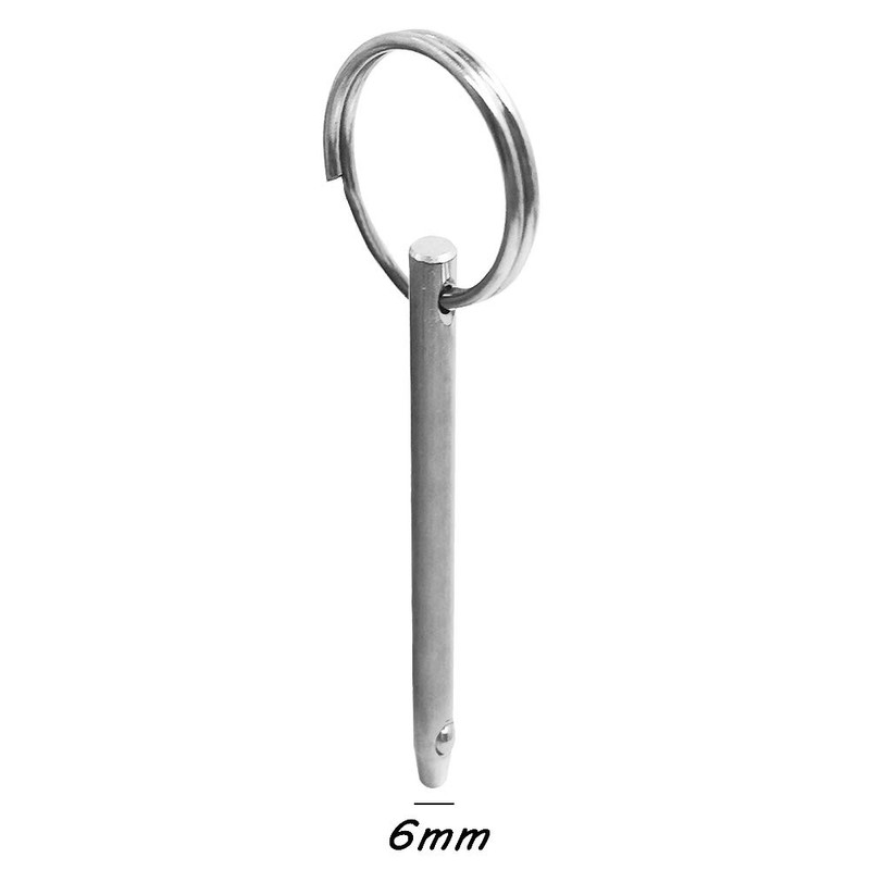 AFUNTA 4 Pcs Quick Release Pin, Diameter 5/16"(8mm) & 1/4"(6.3mm),