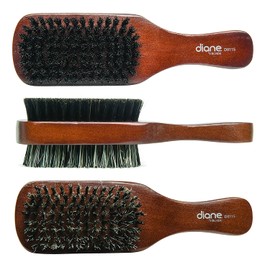 Diane 100% Boar 2-Sided Club Brush, Medium and Firm Bristles, D8115