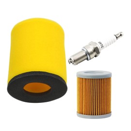 13781-19B00 Air Filter Oil Filter Spark Plug for Suzuki 2x4 4X4 Guadrunner 250 1988-2002 1991-2002/Quadrunner 250 1987-2002/King Quad 300 ATV 1991-2002