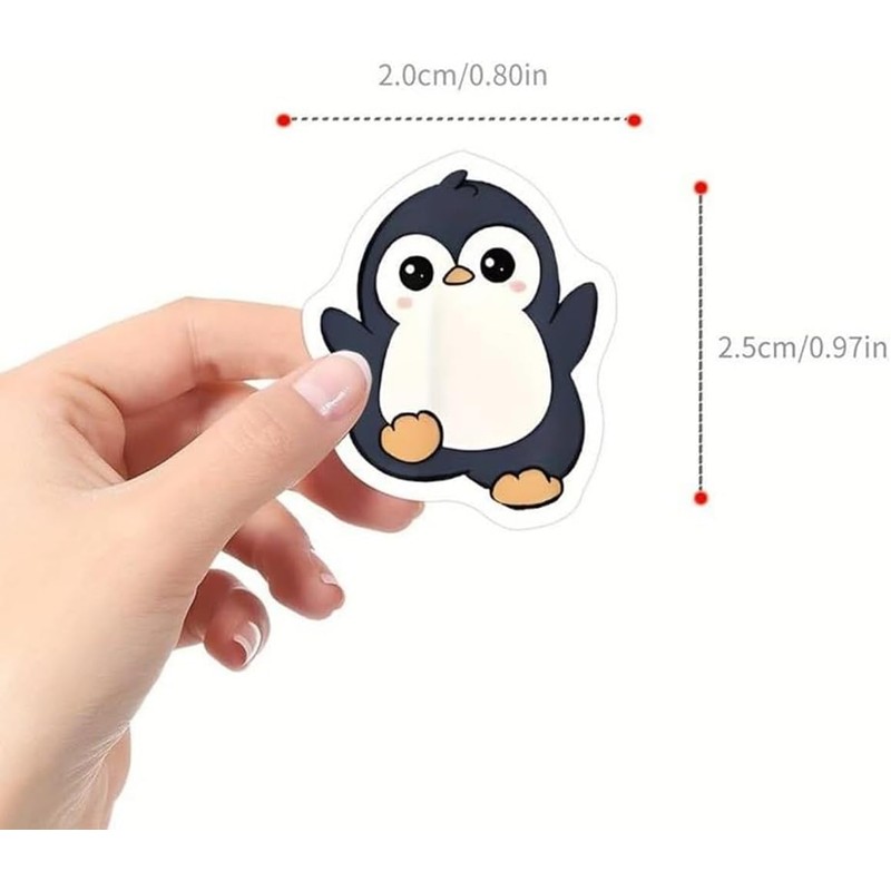 CAA Trading™ 100 x Cute Cartoon Penguin Reward Stickers Labels
