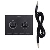 jingfei 4 Port Audio Switch, 3.5mm Audio Switcher, Stereo AUX