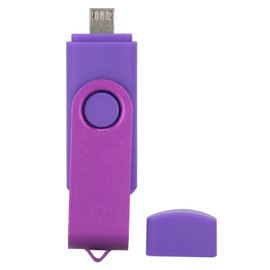 Portable Memory Stick U Drive Store Photos Files OTG Micro USB USB2.0 Supplies CW10040 Purple64GB