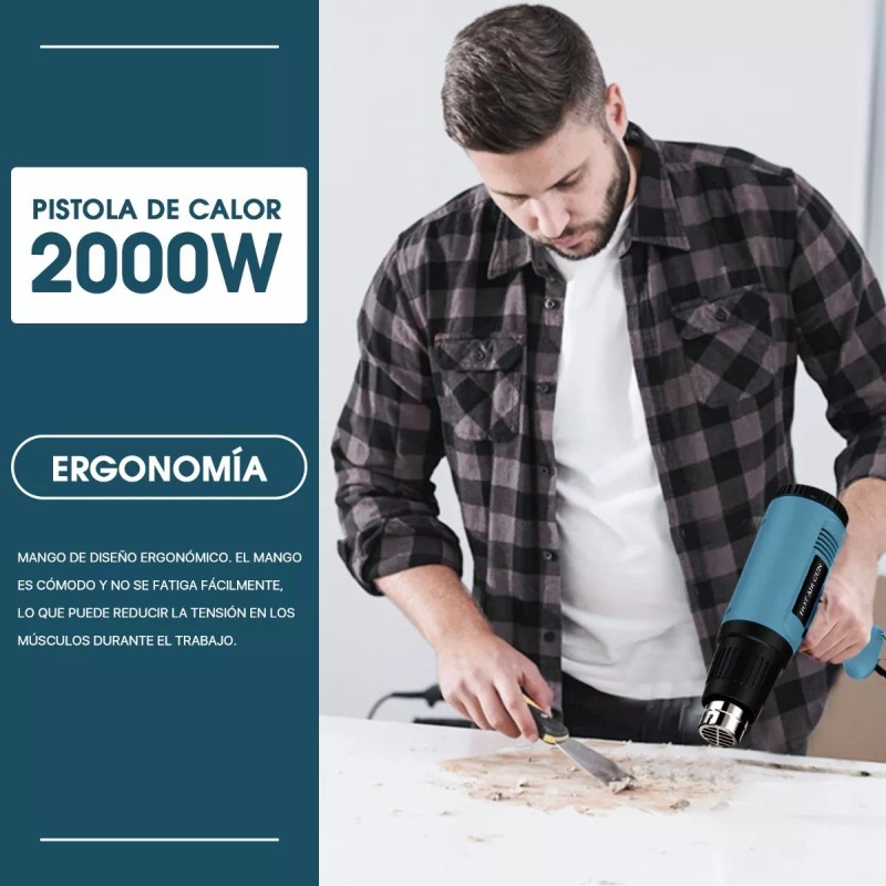 Monstyle Pistola De Calor 001 Monstyle Eléctrica Temperatura Ajustable 4