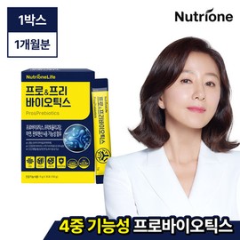 NutriOne [NutriOne] Pro & Prebiotics Lactobacillus Sticks 1 Box (1-Month Supply) / [뉴트리원] 프로&프리바이오틱스 유산균 스틱 1박스(1개월분)