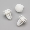 VVO Fasteners Plastic Interior Pillar Trim Clip, White (Pack of