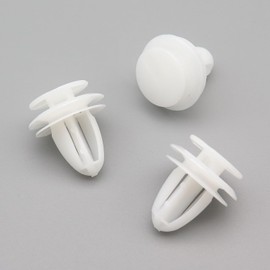 VVO Fasteners Plastic Interior Pillar Trim Clip, White (Pack of 10)