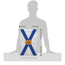 Nova Scotia Garden Flag - Regional Canada Provinces Canadian Territories Region Country Particular Area - House Decoration Banner Small Yard Gift Double-Sided Made in USA 13 X 18.5