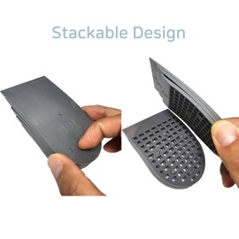 Adjustable Leg Length Discrepancy Heel Lifts Inserts Insoles (Large)