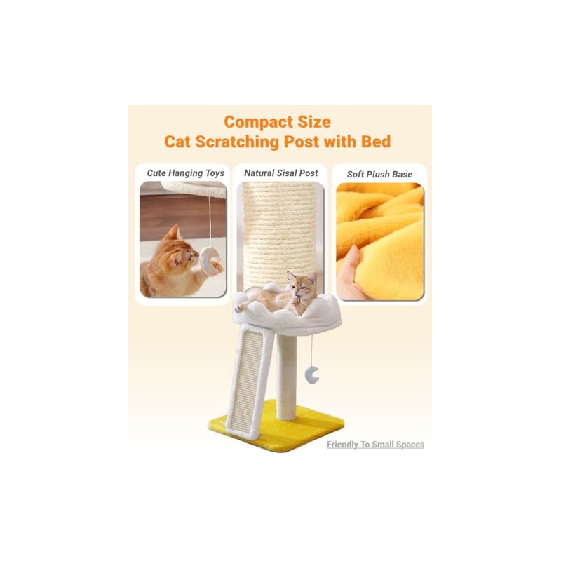 Happi N Pets Cat Tree, Cloud Cat Tower with Soft