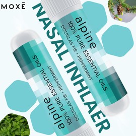 MOXE Alpine Nasal Stick | Mountain Air + Forest Pine | Douglas Fir & Peppermint Oil | Woody, Crisp Winter, Alpine Summit, Aromatherapy Inhaler with 100% Pure Essential Oils, Made in USA (3 Pack) …