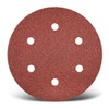 MENZER Red Velcro Sanding Discs 225 mm 6-Hole for Drywall