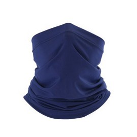 Unbranded Balaclava Neck Gaiter Elastic Face Mask Women Men Bandana UV Protection Scarf US - Dark Blue