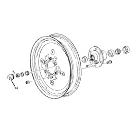 One New Blue Hub Cap Fits Ford, Fits New Holland 2000, 2000 3000 4000, 2110, 2120, 2150, 2300, 230A, 231, 2310, 500, 600, 700, 800, 900, DEXTA, NAA Models Interchangeable with 2N1139B, 2N1139B-A, 95