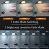 iFalarila Reading Light with Remote, LED Desk Lamp Clip on