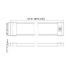 Raycharm RV Trailer Interior LED Scene Light 34.3" x 2.9",