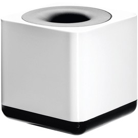 HAN Büroklammerspender i-Line mit Ringmagnet, Büro Zubehör für Heftklammern, moderner Klammernspender für die Schreibtisch Organisation, 17652-32, weiß-schwarz