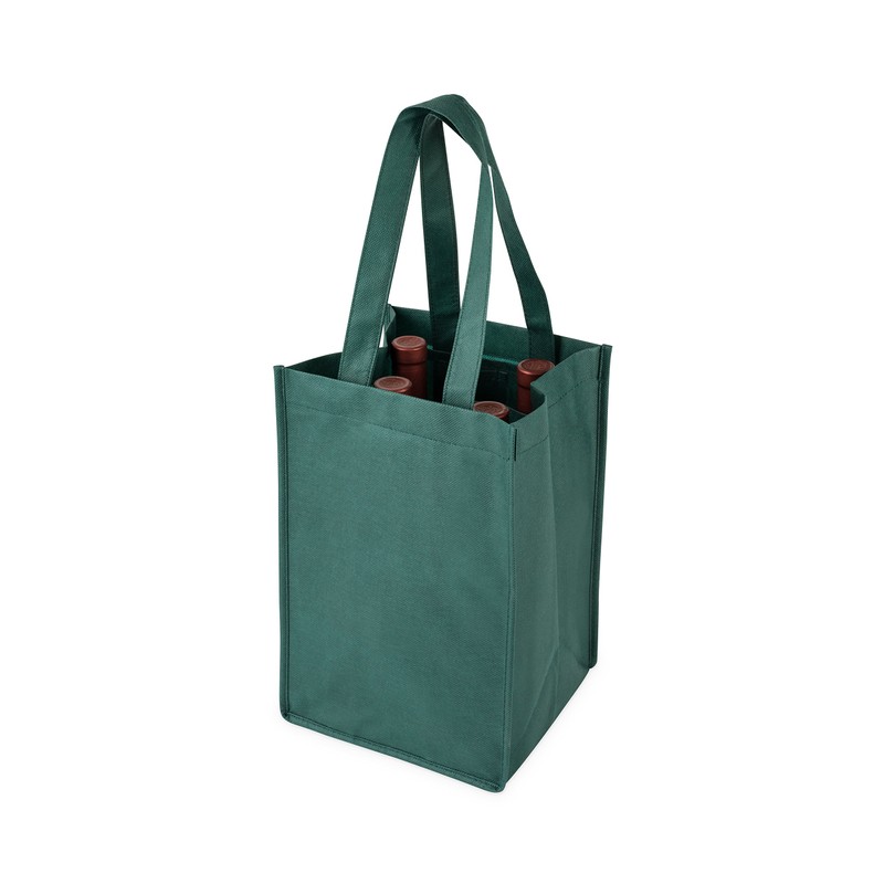 True 4 Bottle Non Woven Wine Bag, Carrying Bags for