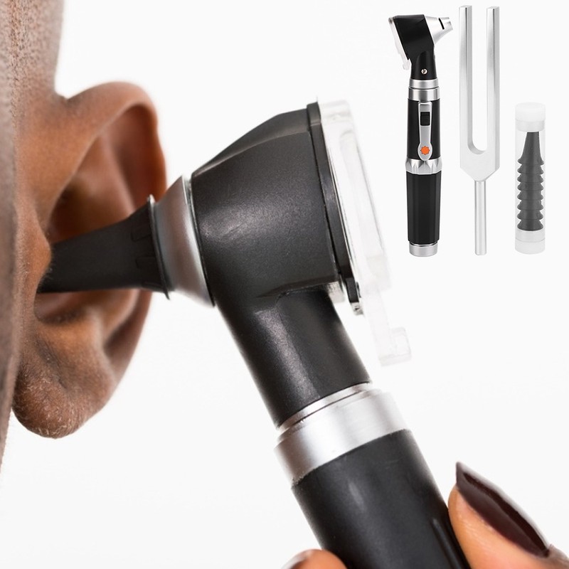 Multi Function Ear Inspection Otoscope Pupil Oral Fundus Home Flashlight