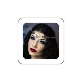 Inilbran Boho Moon Head Chain Vintage Crescent Moon Hair Chain Silver Filigree Moon Headdress Hollow Moon Headband Headpiece Costume Hair Accessories Jewelry For Women