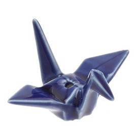 Nippon Kodo - Crane Incense Holder - (Cobalt Blue)