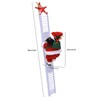 Electric Santa Claus Toy Black Race Climbing Christmas Tree Decorations